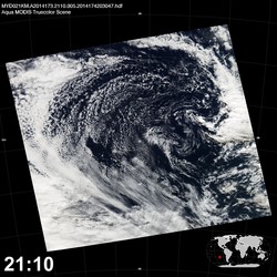 Level 1B Image at: 2110 UTC