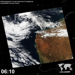 Level 1B Image at: 0610 UTC