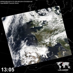 Level 1B Image at: 1305 UTC