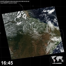 Level 1B Image at: 1645 UTC