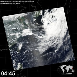 Level 1B Image at: 0445 UTC