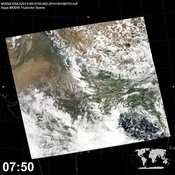 Level 1B Image at: 0750 UTC