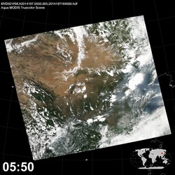 Level 1B Image at: 0550 UTC