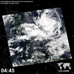 Level 1B Image at: 0445 UTC