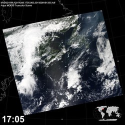 Level 1B Image at: 1705 UTC