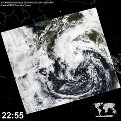 Level 1B Image at: 2255 UTC