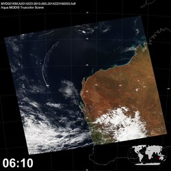 Level 1B Image at: 0610 UTC