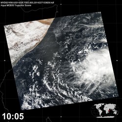 Level 1B Image at: 1005 UTC