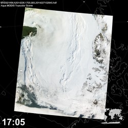 Level 1B Image at: 1705 UTC