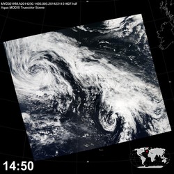 Level 1B Image at: 1450 UTC