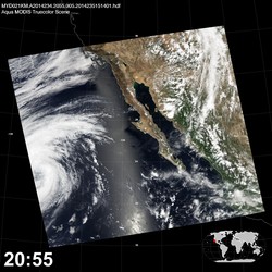 Level 1B Image at: 2055 UTC