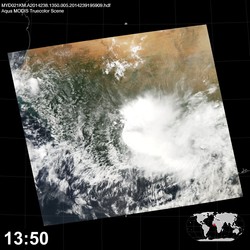 Level 1B Image at: 1350 UTC