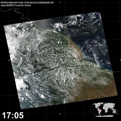 Level 1B Image at: 1705 UTC