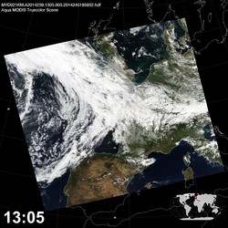 Level 1B Image at: 1305 UTC