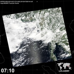 Level 1B Image at: 0710 UTC