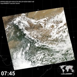 Level 1B Image at: 0745 UTC