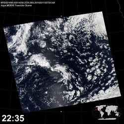 Level 1B Image at: 2235 UTC