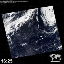 Level 1B Image at: 1625 UTC