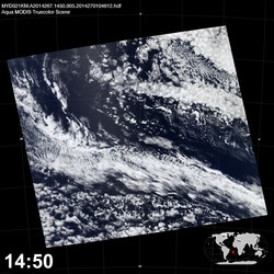 Level 1B Image at: 1450 UTC