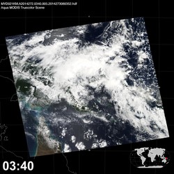 Level 1B Image at: 0340 UTC