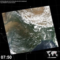 Level 1B Image at: 0750 UTC