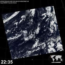 Level 1B Image at: 2235 UTC