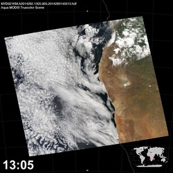 Level 1B Image at: 1305 UTC