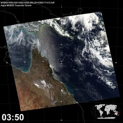 Level 1B Image at: 0350 UTC