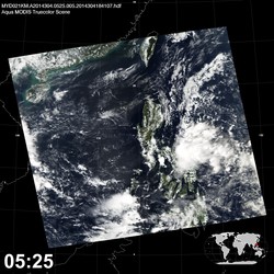 Level 1B Image at: 0525 UTC