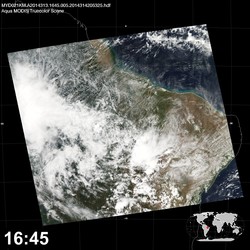 Level 1B Image at: 1645 UTC