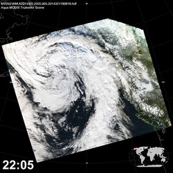 Level 1B Image at: 2205 UTC