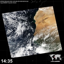 Level 1B Image at: 1435 UTC