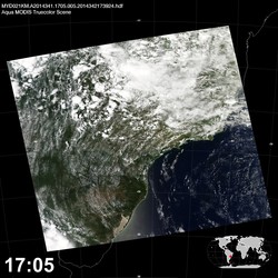 Level 1B Image at: 1705 UTC