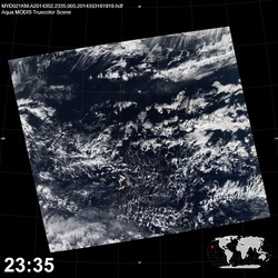 Level 1B Image at: 2335 UTC