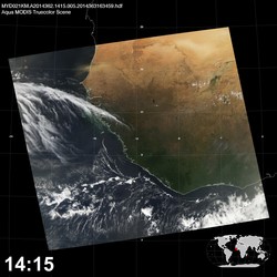 Level 1B Image at: 1415 UTC