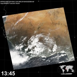 Level 1B Image at: 1345 UTC