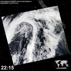 Level 1B Image at: 2215 UTC