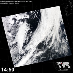 Level 1B Image at: 1450 UTC