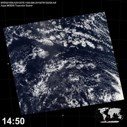 Level 1B Image at: 1450 UTC