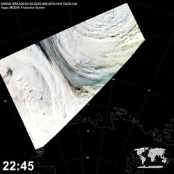 Level 1B Image at: 2245 UTC