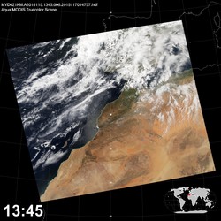 Level 1B Image at: 1345 UTC