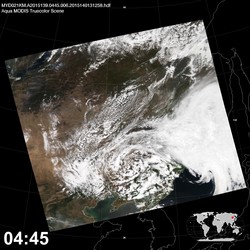 Level 1B Image at: 0445 UTC