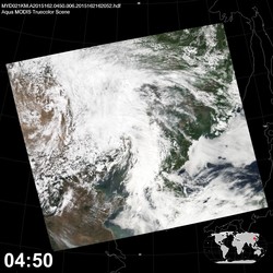 Level 1B Image at: 0450 UTC