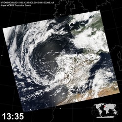 Level 1B Image at: 1335 UTC