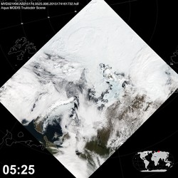 Level 1B Image at: 0525 UTC