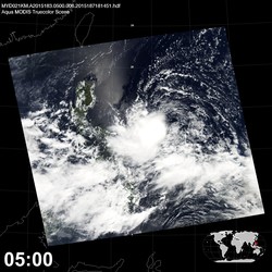 Level 1B Image at: 0500 UTC