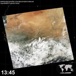 Level 1B Image at: 1345 UTC