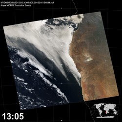 Level 1B Image at: 1305 UTC