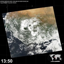 Level 1B Image at: 1350 UTC