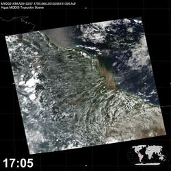 Level 1B Image at: 1705 UTC